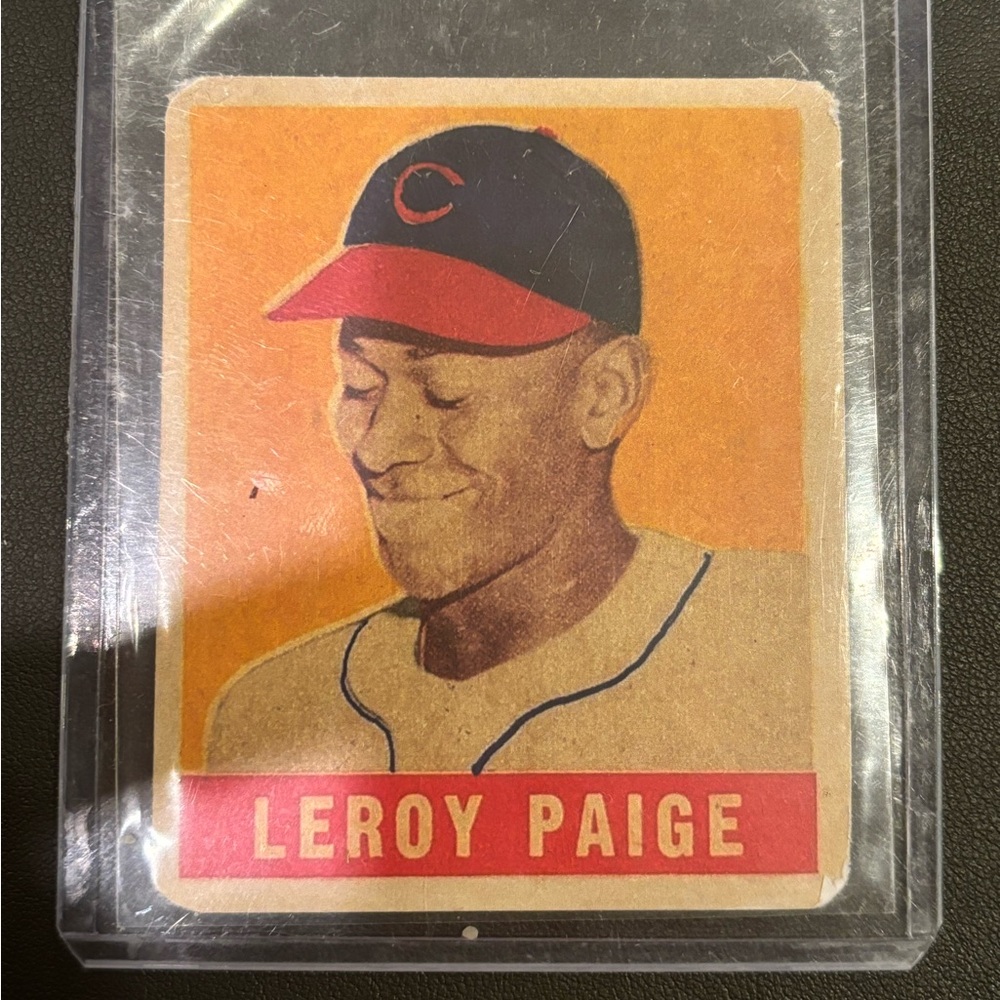 1949 Leaf Satchel Paige Vintage Rookie Baseball Card - MLB HOF PR-FR Condition